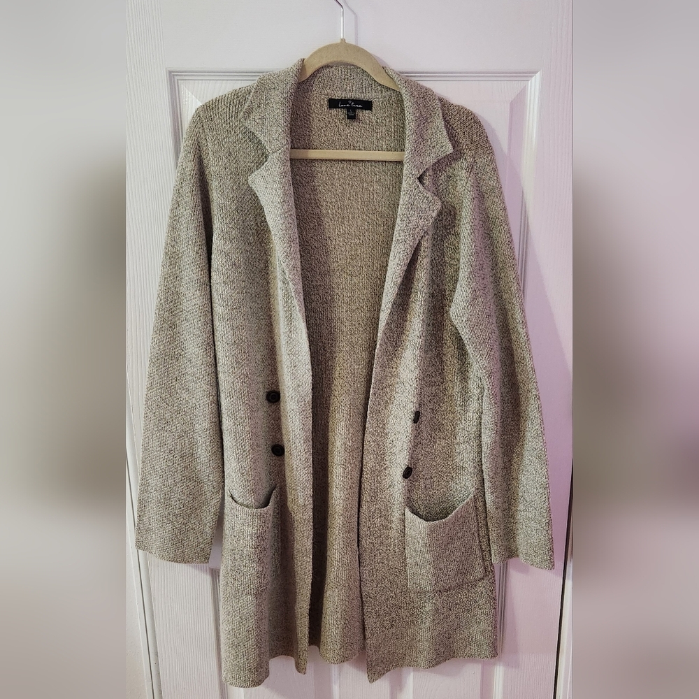 Love Tree Beige cardigan size large